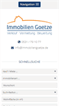 Mobile Screenshot of immobiliengoetze.de